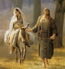 Maria și Iosif colindă